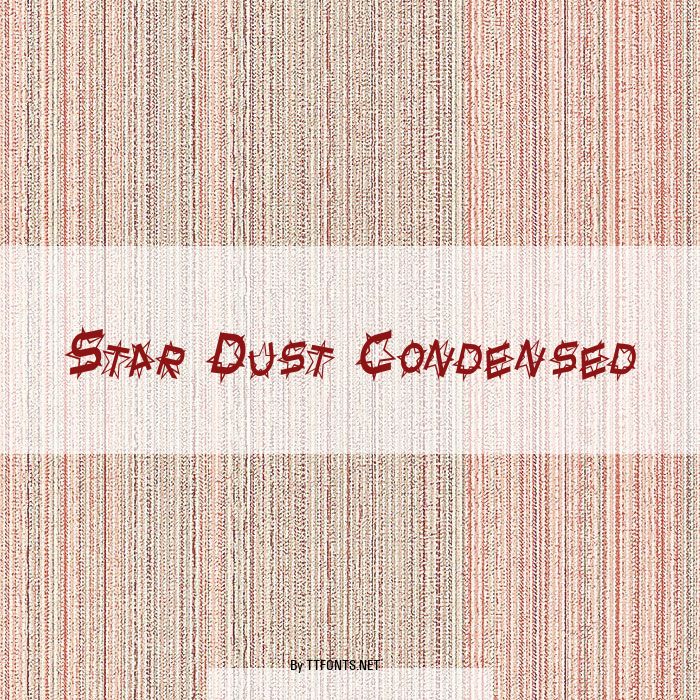 Star Dust Condensed example